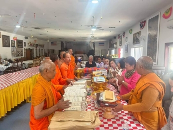 163780_0.jpg - PRESENTATION OF ROBES TO THE MONKS ANDCELEBRATION OF NEW PAGODA | https://sumnangtravel.com