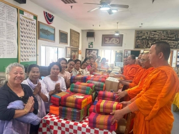 163783_0.jpg - PRESENTATION OF ROBES TO THE MONKS ANDCELEBRATION OF NEW PAGODA | https://sumnangtravel.com