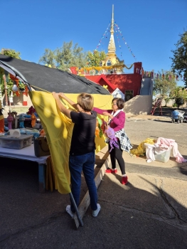 167542_0.jpg - PRESENTATION OF ROBES TO THE MONKS ANDCELEBRATION OF NEW PAGODA | https://sumnangtravel.com