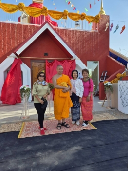 73593_0.jpg - PRESENTATION OF ROBES TO THE MONKS ANDCELEBRATION OF NEW PAGODA | https://sumnangtravel.com